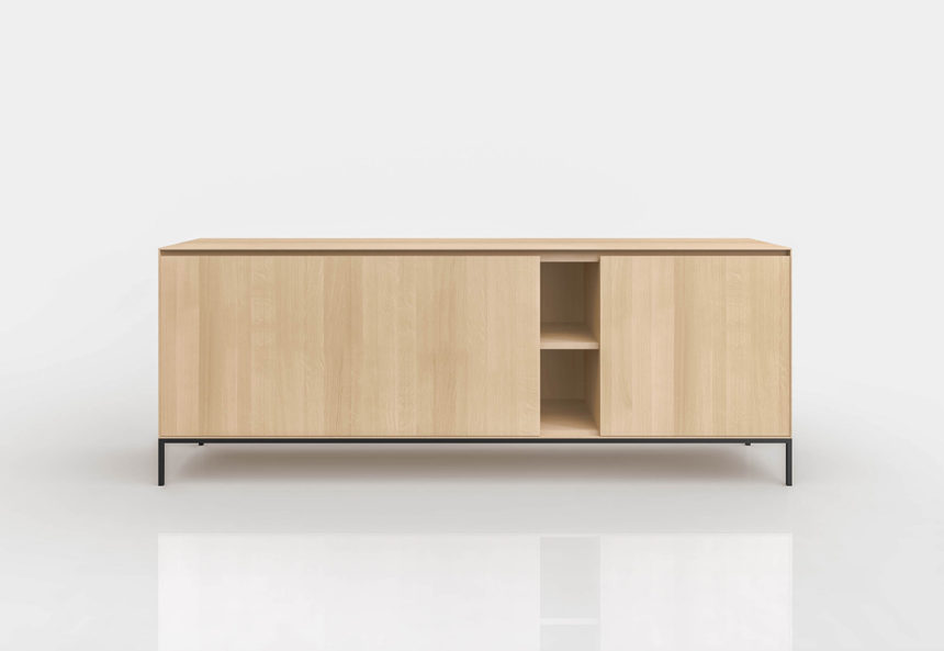 Yale dressoir Eiken Zwart