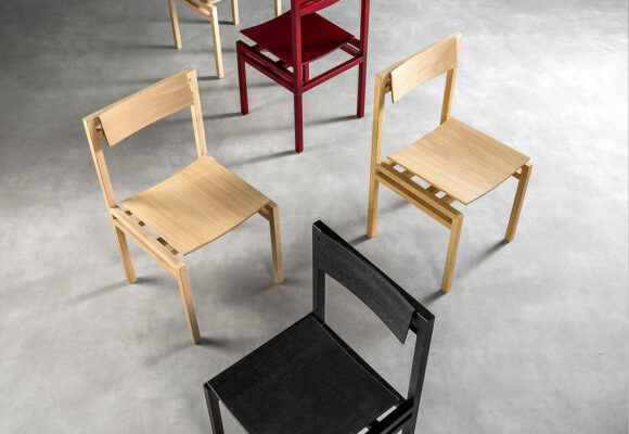 Haus Chair Eiken Rood